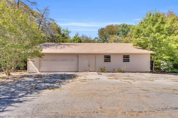 a house with a outdoor space