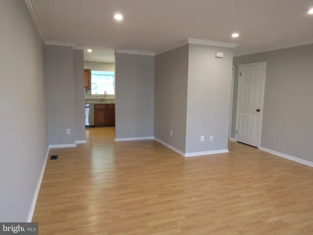 a view of a room and window