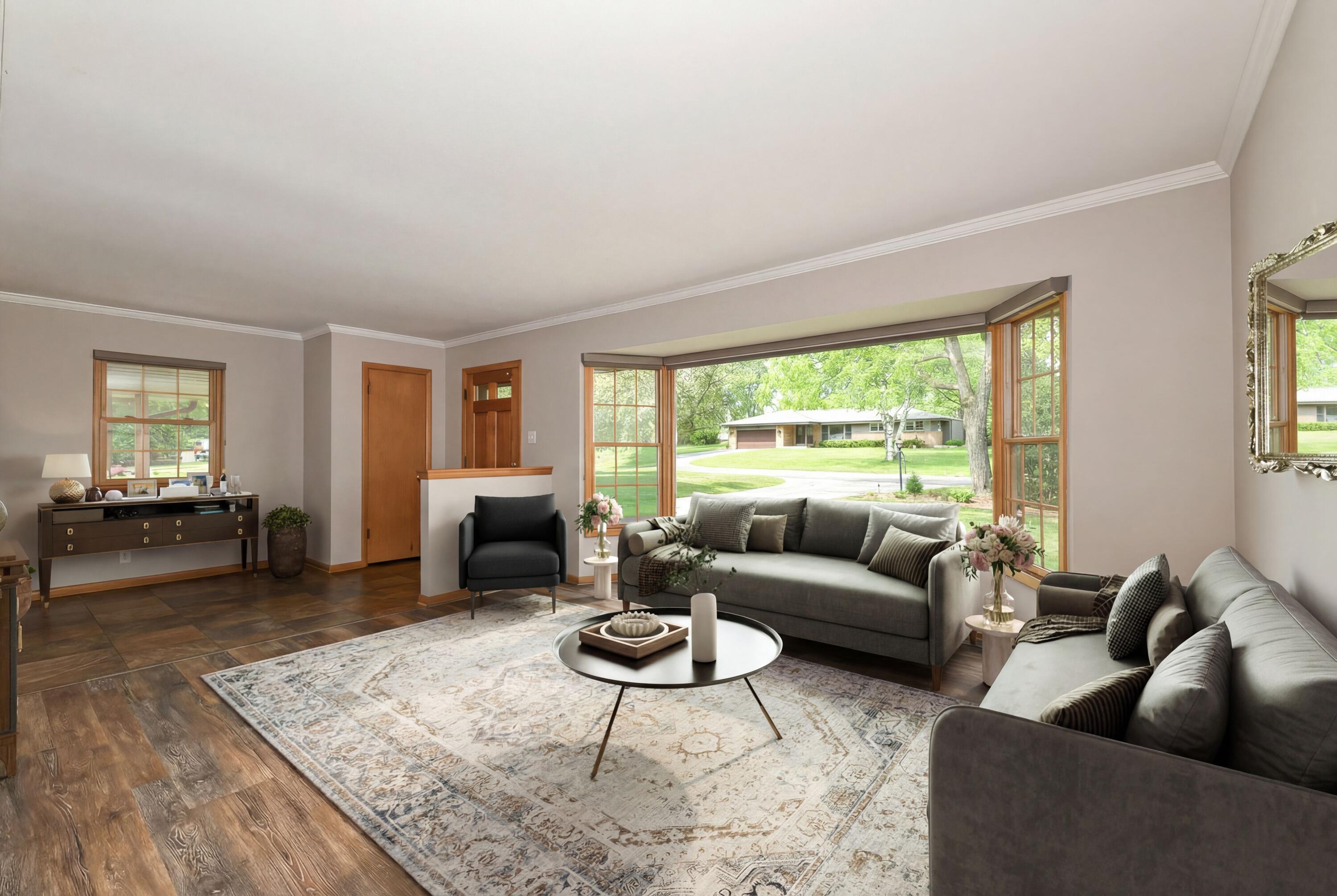 1900 North 166th Street Brookfield, WI 53005 - Photo 2 of 38 Virtually Staged - Living Room