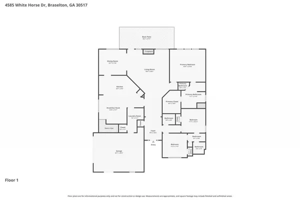 $409,900 | 4585 White Horse Drive, Braselton, GA 30517