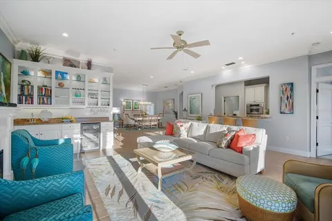a cabinet with wine glasses on the wall