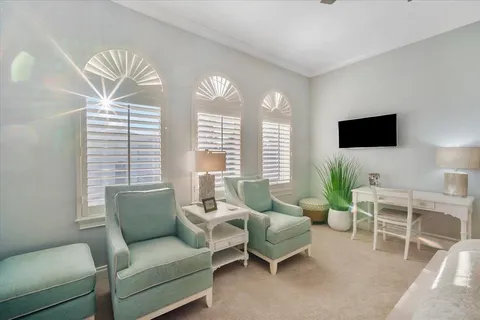 a view of a house with a street