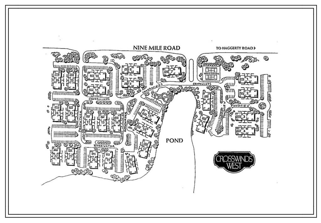 22363 Peach Tree Novi, MI 48375 - Photo 27 of 27 west map