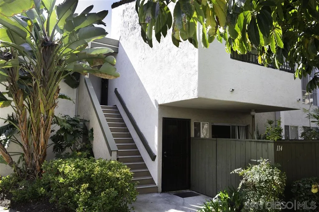 3583 Ruffin Road, Unit 214 San Diego, CA 92123 - Photo 10 of 12 a front view of a house with plants