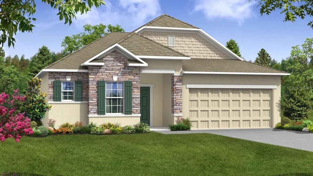 1688 Andover Ridge Drive DeLand, FL 32720 - Photo 1 of 1 front view of a house with a yard