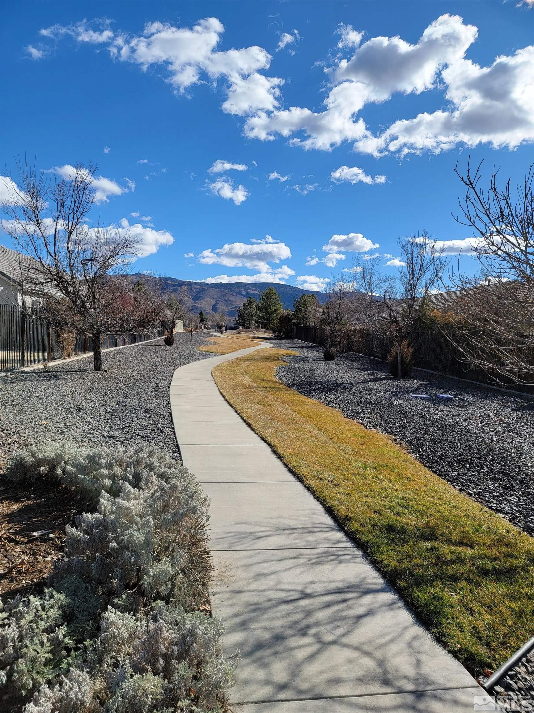 10175 Donner Peak Drive Reno, NV 89521 - Photo 34 of 35 a view of a yard with swimming pool