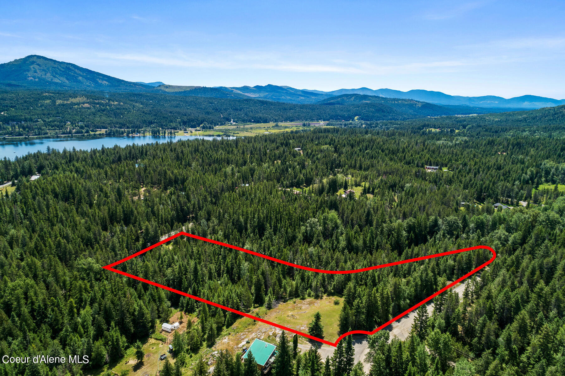 306 Pinewood Lane Cocolalla, ID 83813 - Photo 14 of 18 Aerial_306PinewoodLn-5_Outlined