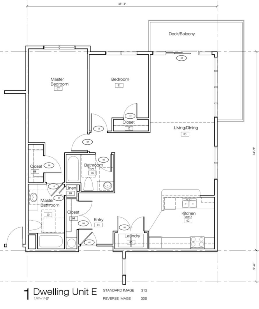 23 Cross Street, Unit 312 Bethel, ME 04217 - Photo 10 of 11 Unit E Plan