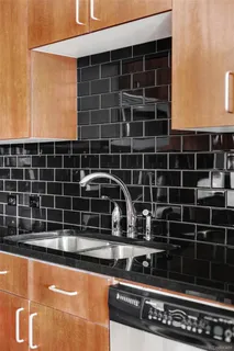 a close view of sink