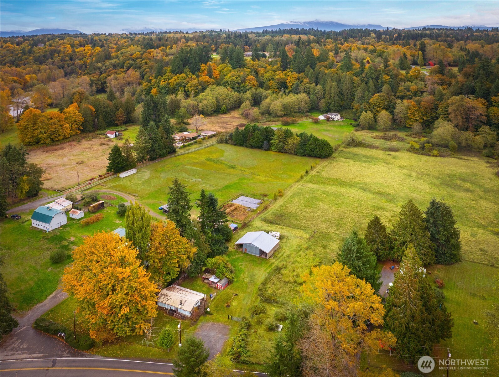 921 Russell Road Snohomish, WA 98290 - Photo 1 of 15 an aerial view of residential houses with outdoor space