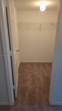 a view of walk in closet