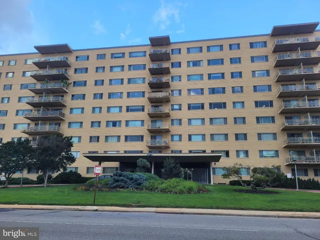 a front view of a building