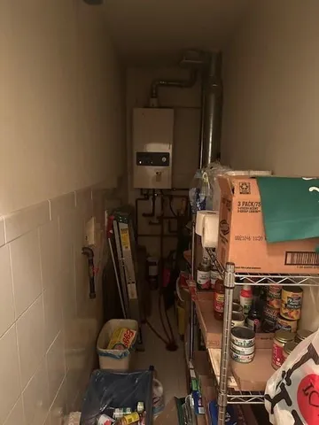 view of a room with gym equipment