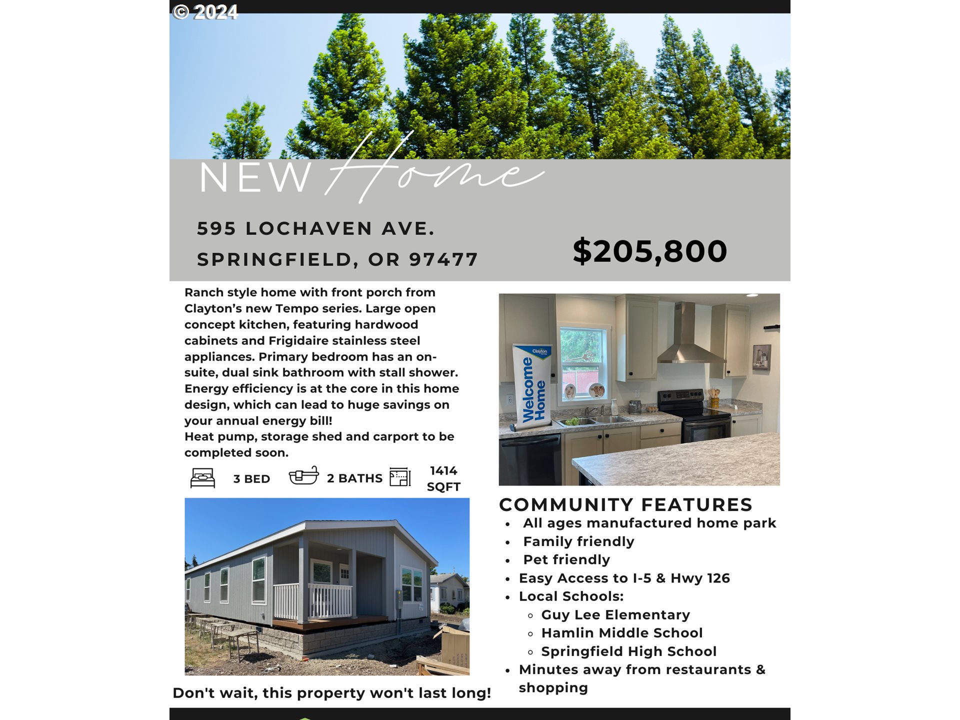 595 Lochaven Avenue Springfield, OR 97477 - Photo 1 of 10 Gallery Image 1