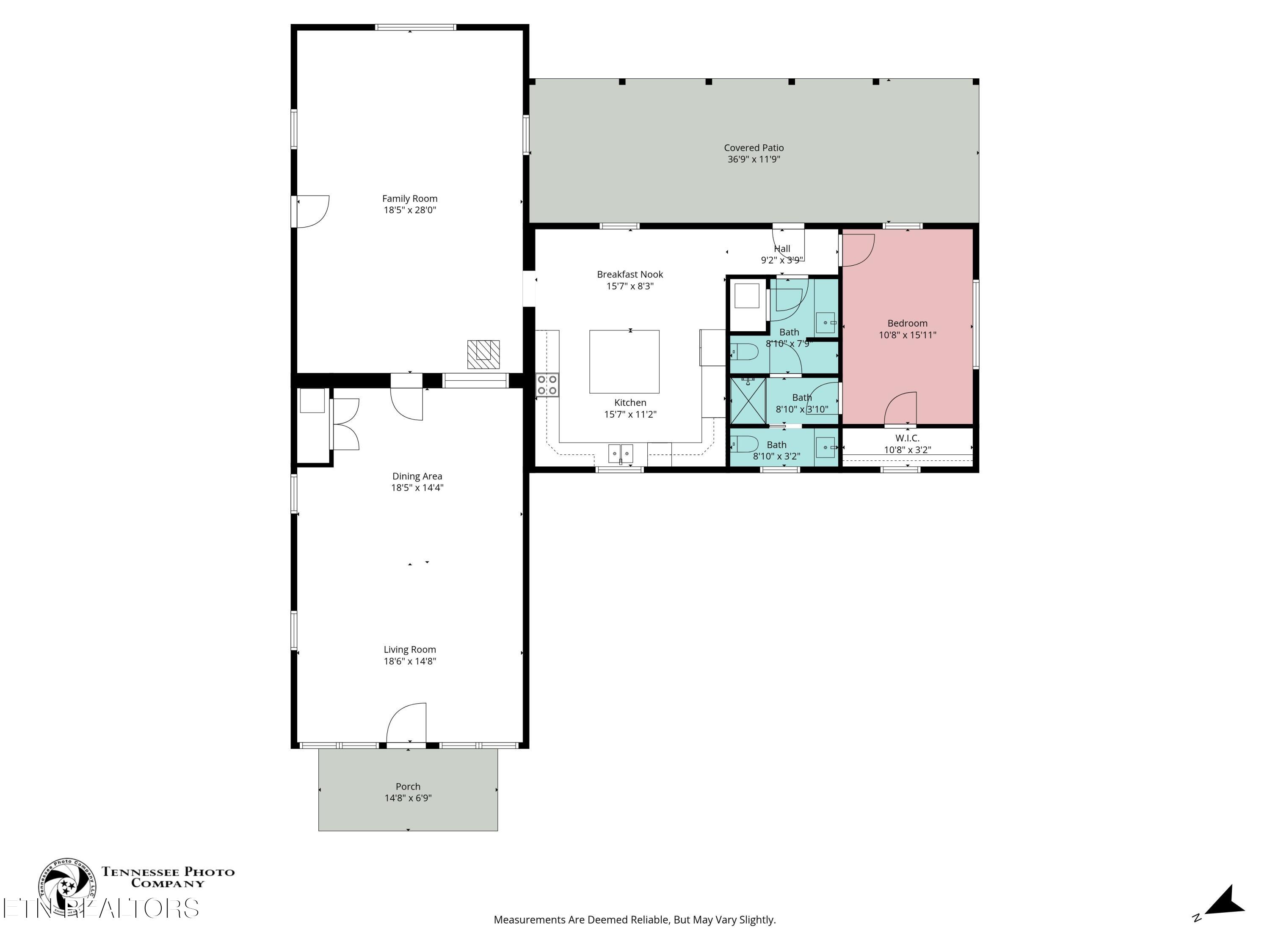 2490-2496 Chestnut Hill Road Crossville, TN 38571 - Photo 58 of 59 Main House Floor Plan