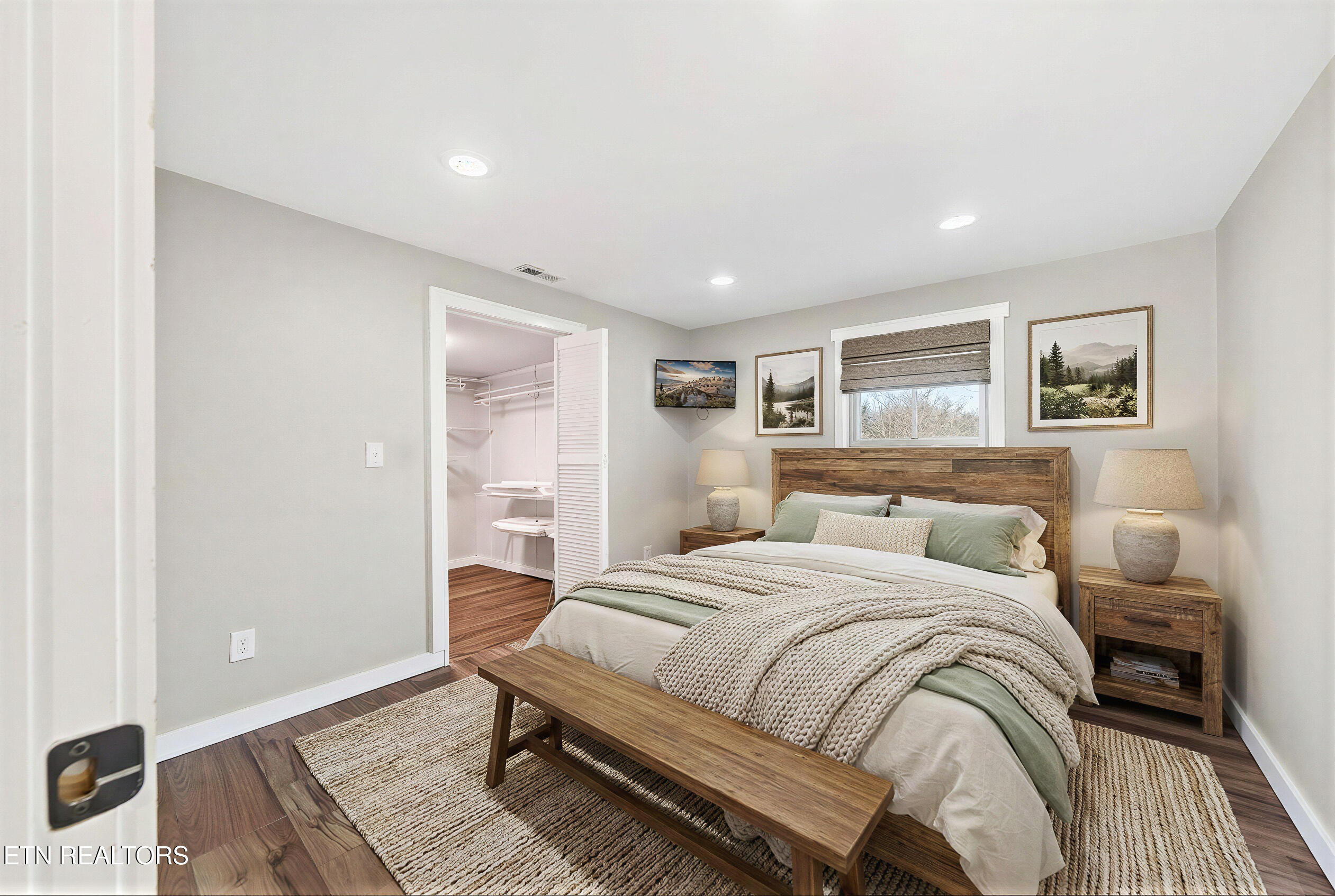 2490-2496 Chestnut Hill Road Crossville, TN 38571 - Photo 44 of 59 Staged Master Bedroom- Guest House