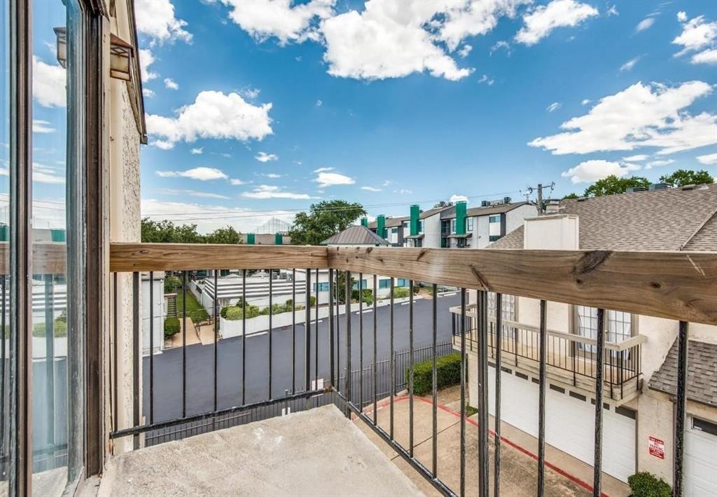 8750 Park Lane, Unit 147 Dallas, TX 75231 - Photo 18 of 20 Balcony with a residential view