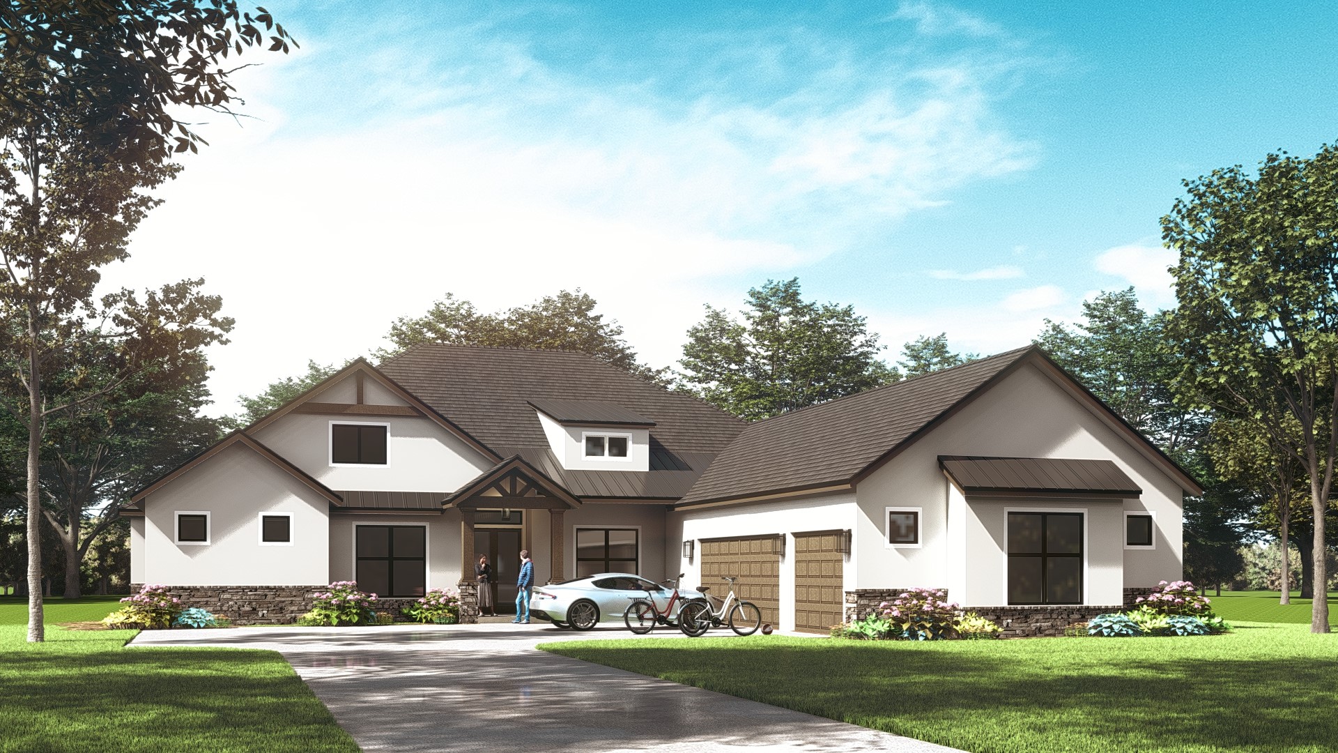 302 Highland Spring Lane Georgetown, TX 78633 - Photo 1 of 1 Artist interpretation of front elevation