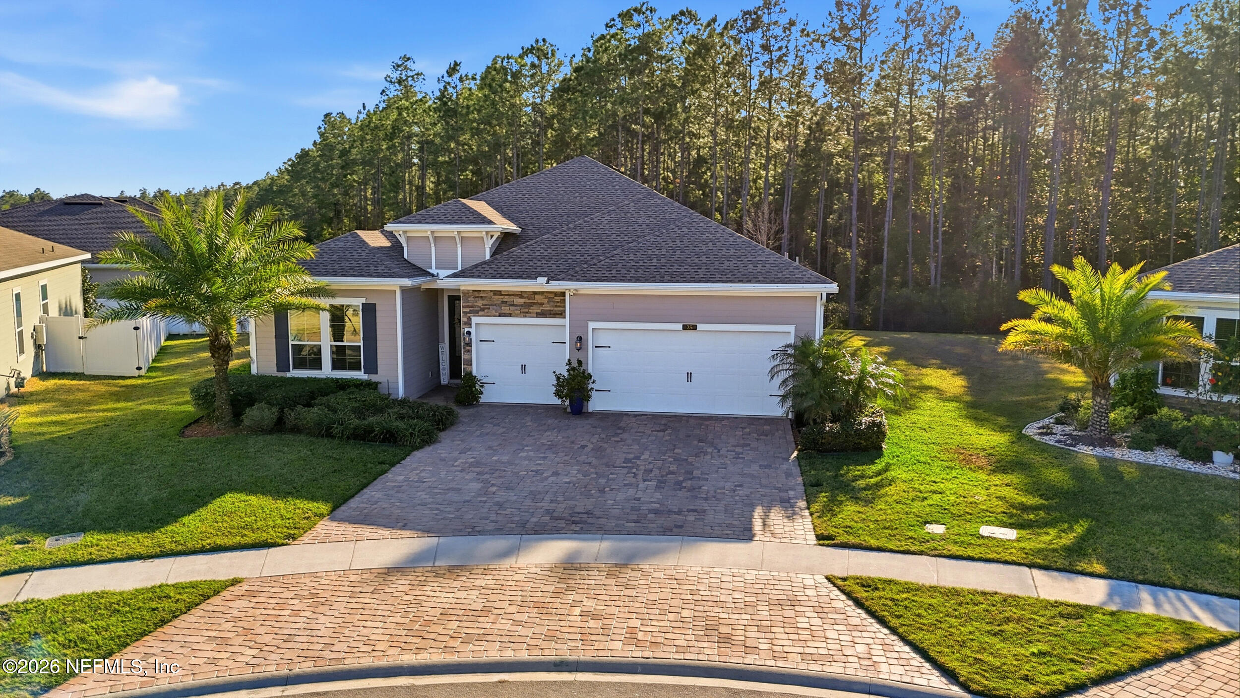 25 Waterbrook Place St. Augustine, FL 32095 - Photo 40 of 55 a house view with a garden space