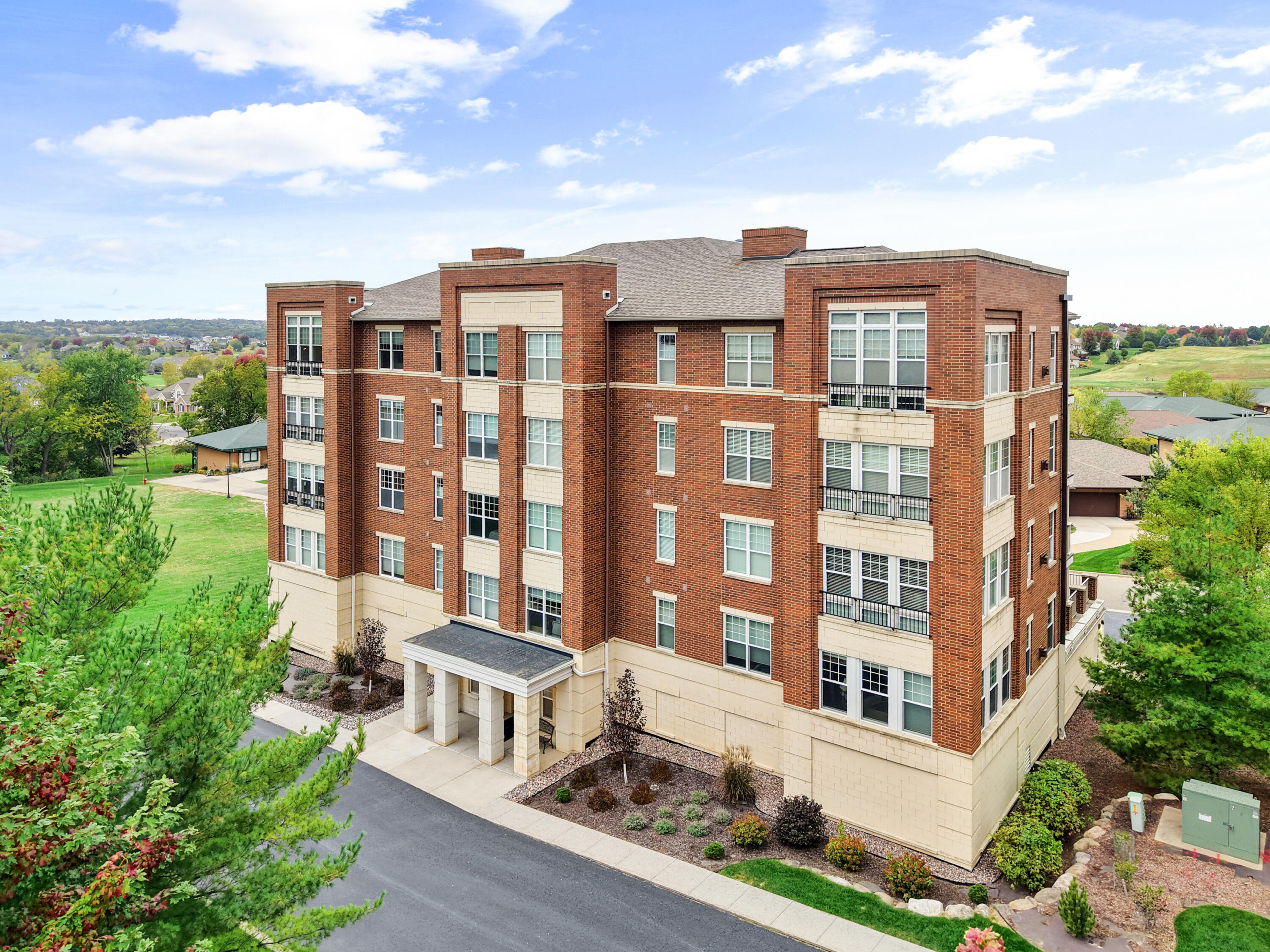 9225 Crosswinds Lane, Unit 402 Madison, WI 53593 - Photo 25 of 29 Ariel of Front