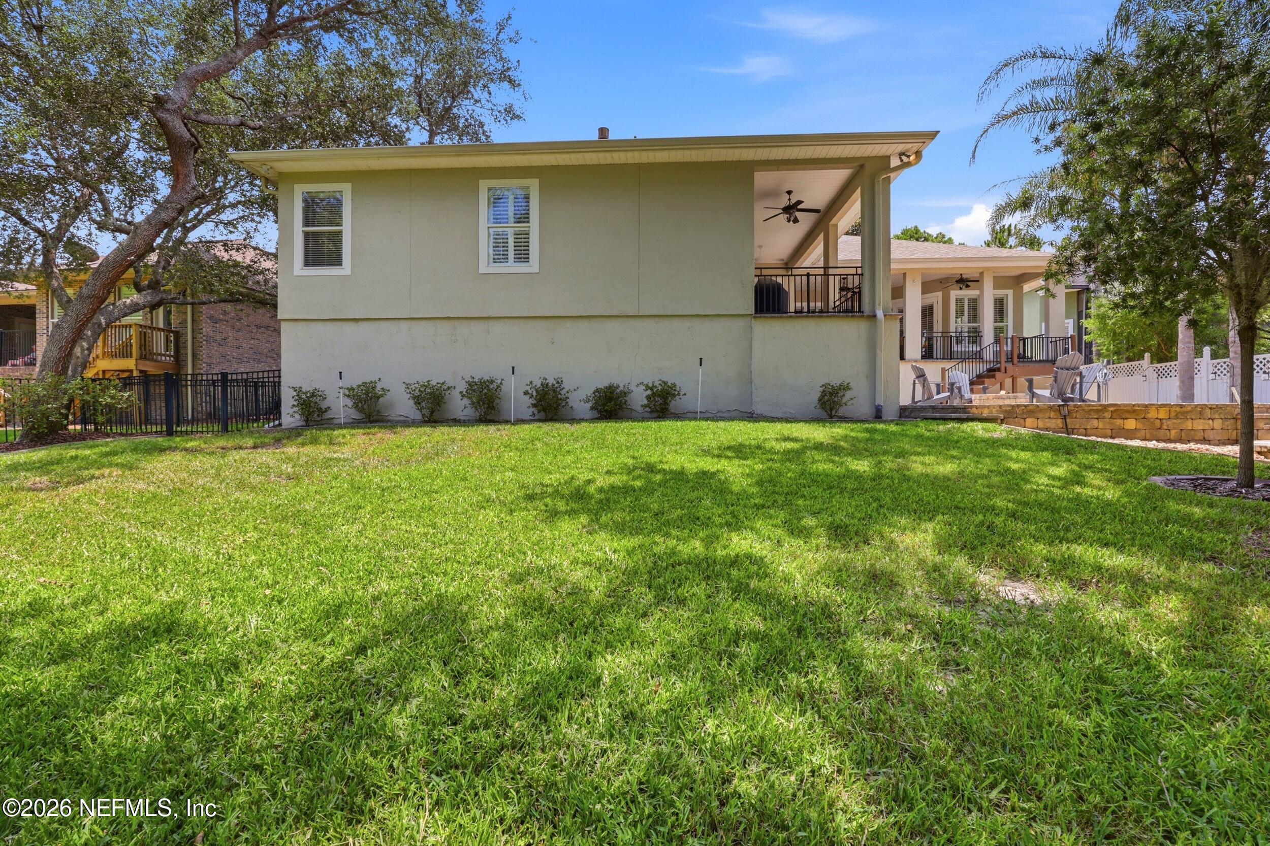 828 Riley Lane St. Augustine, FL 32095 - Photo 50 of 92 053 Back Yard - room for a pool!