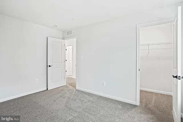 a view of an empty room