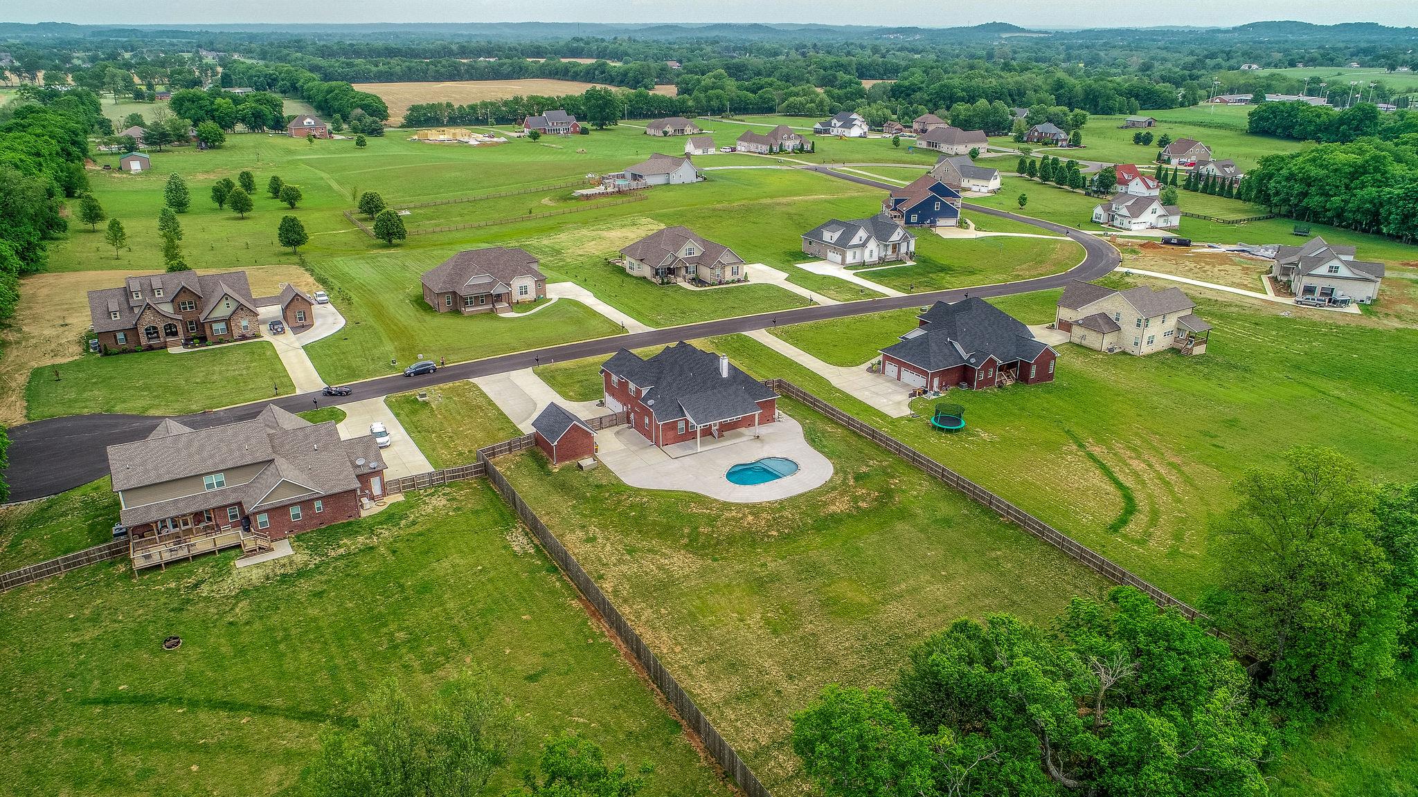 3029 Briley Path Columbia, TN 38401 - Photo 5 of 28 an aerial view of a dining space with a patio