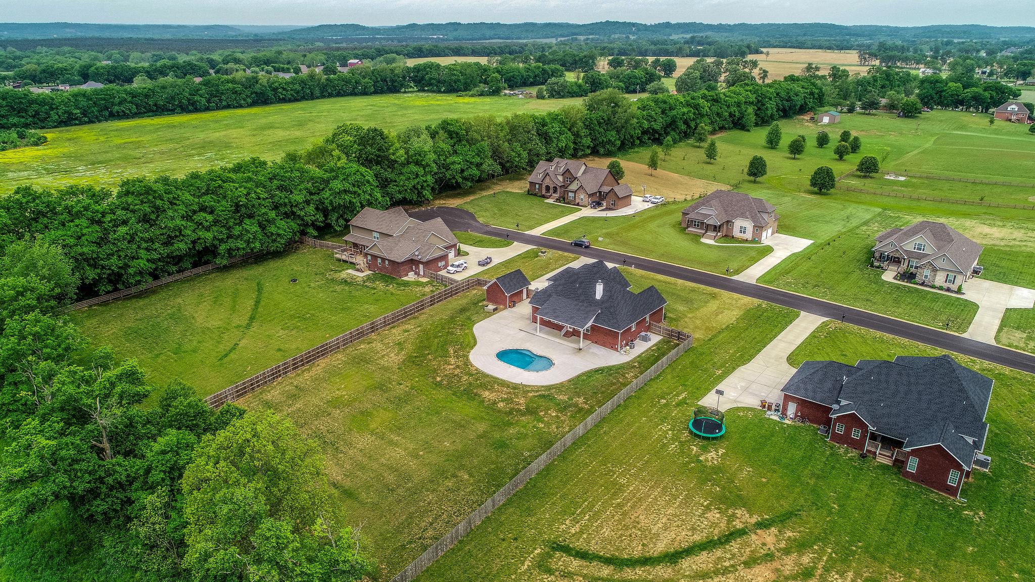 3029 Briley Path Columbia, TN 38401 - Photo 8 of 28 an aerial view of a dining space with a patio