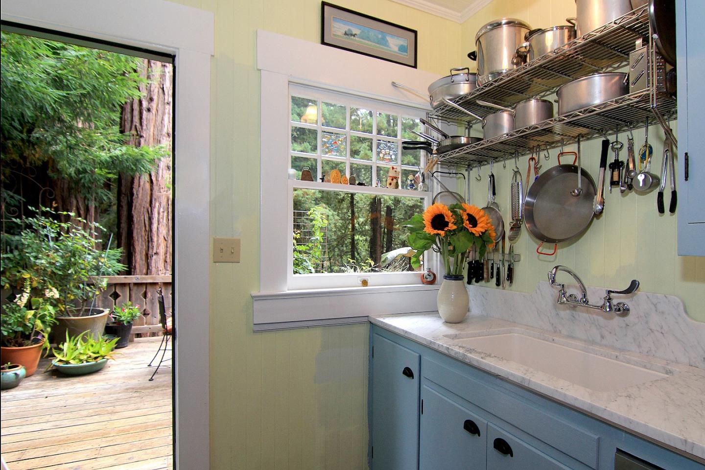 6360 Glen Haven Road Soquel, CA 95073 - Photo 17 of 50 a bathroom with a sink and a mirror
