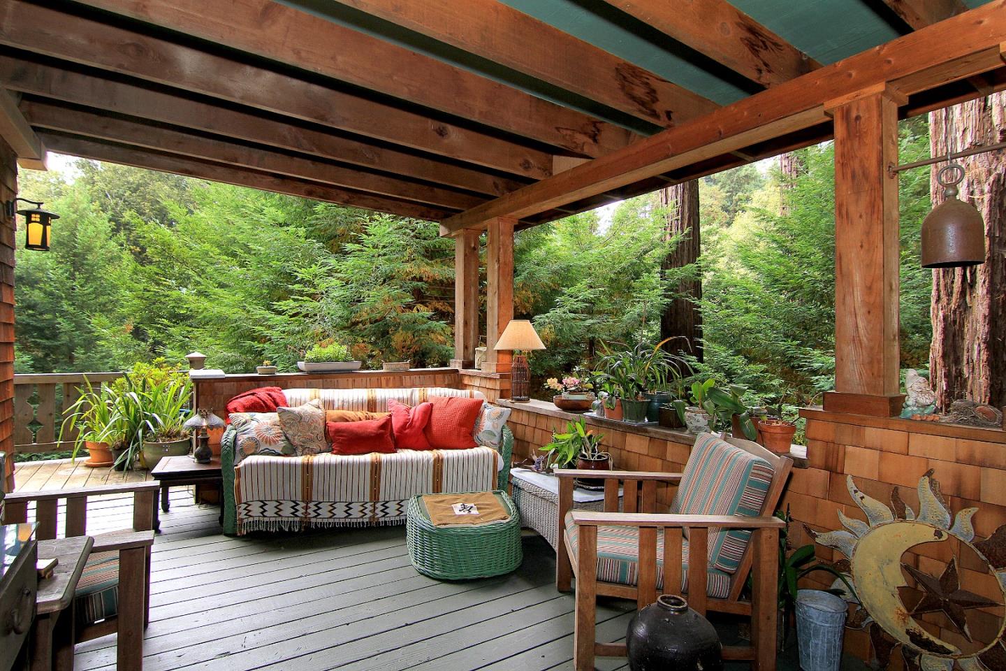 6360 Glen Haven Road Soquel, CA 95073 - Photo 27 of 50 a outdoor living space with furniture and garden view