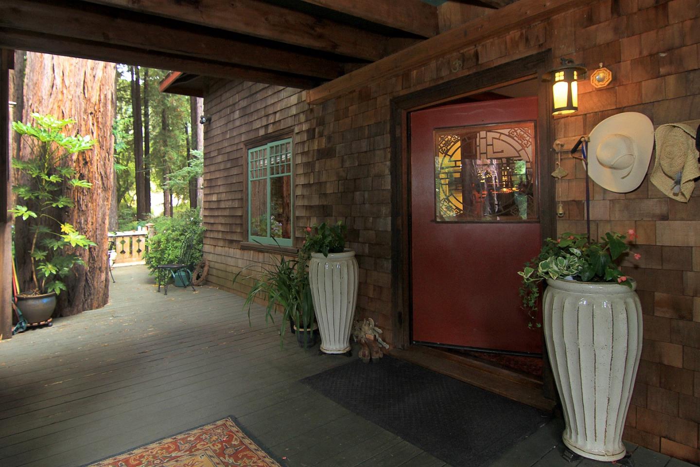 6360 Glen Haven Road Soquel, CA 95073 - Photo 7 of 50 a front view of a house with garden