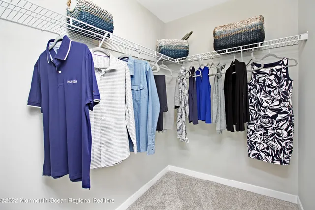 a view of a walk in closet