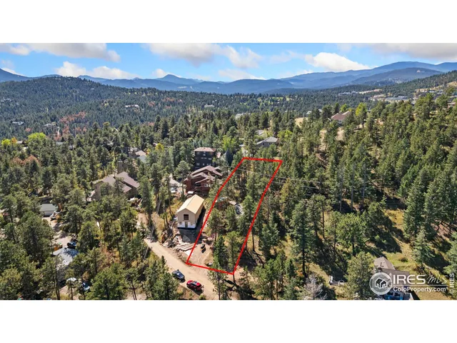 a view of a city with a street