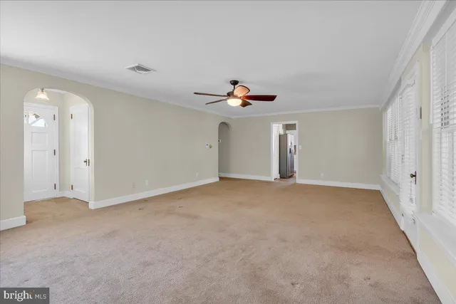 a view of empty room