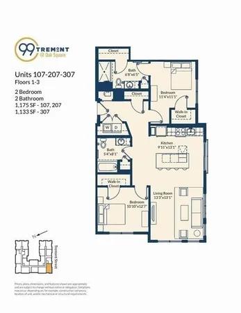 $4,200 | 99 Tremont Street, Unit 207, Boston, MA 02135