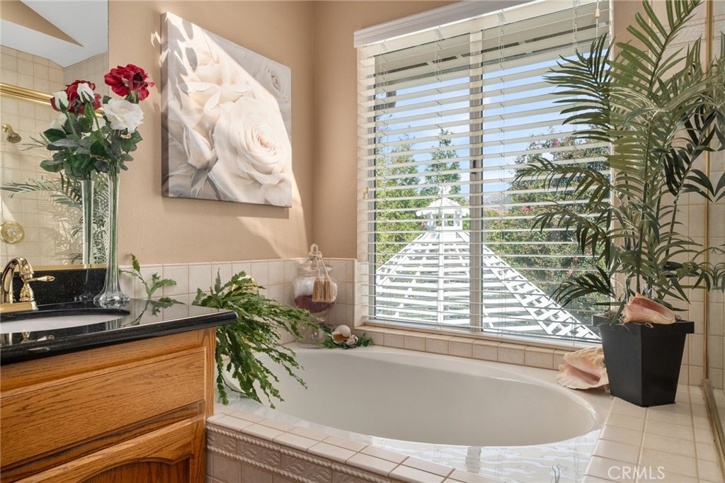 10684 Lakeview Road Yucaipa, CA 92399 - Photo 41 of 63 Large soaking tub w/mountain views