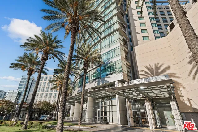 front view of a building with a street