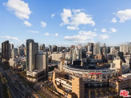 a city view with lot of high rise buildings