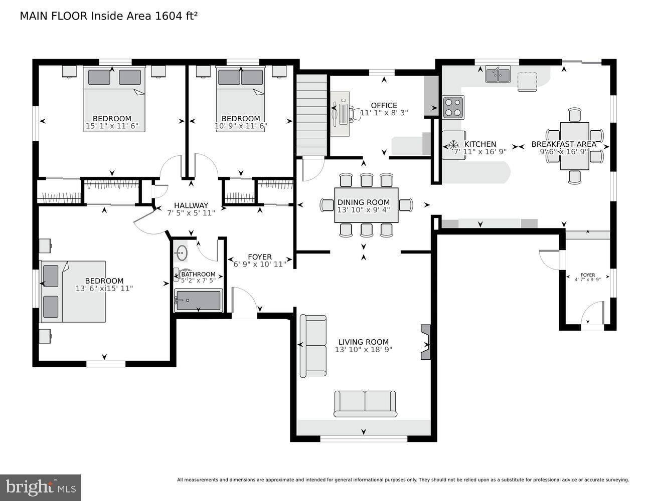 406 Pershing Drive Silver Spring, MD 20910 - Photo 25 of 27 a picture of a floor plan