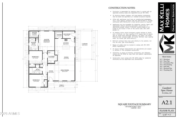 $320,000 | 935 Buckboard Lane, St. Johns, AZ 85936