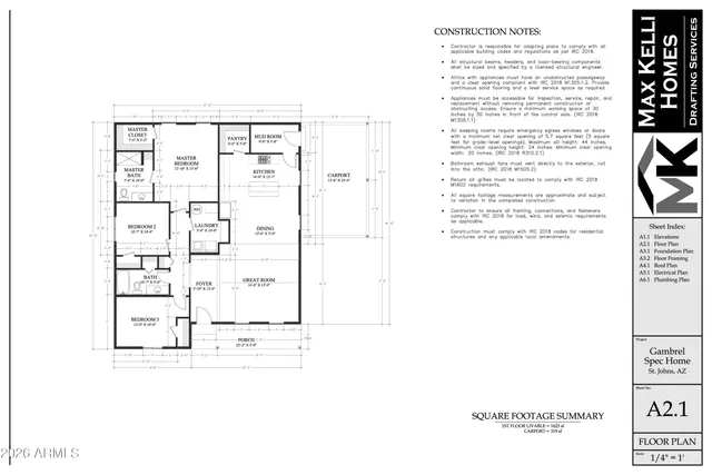 $320,000 | 935 Buckboard Lane, St. Johns, AZ 85936