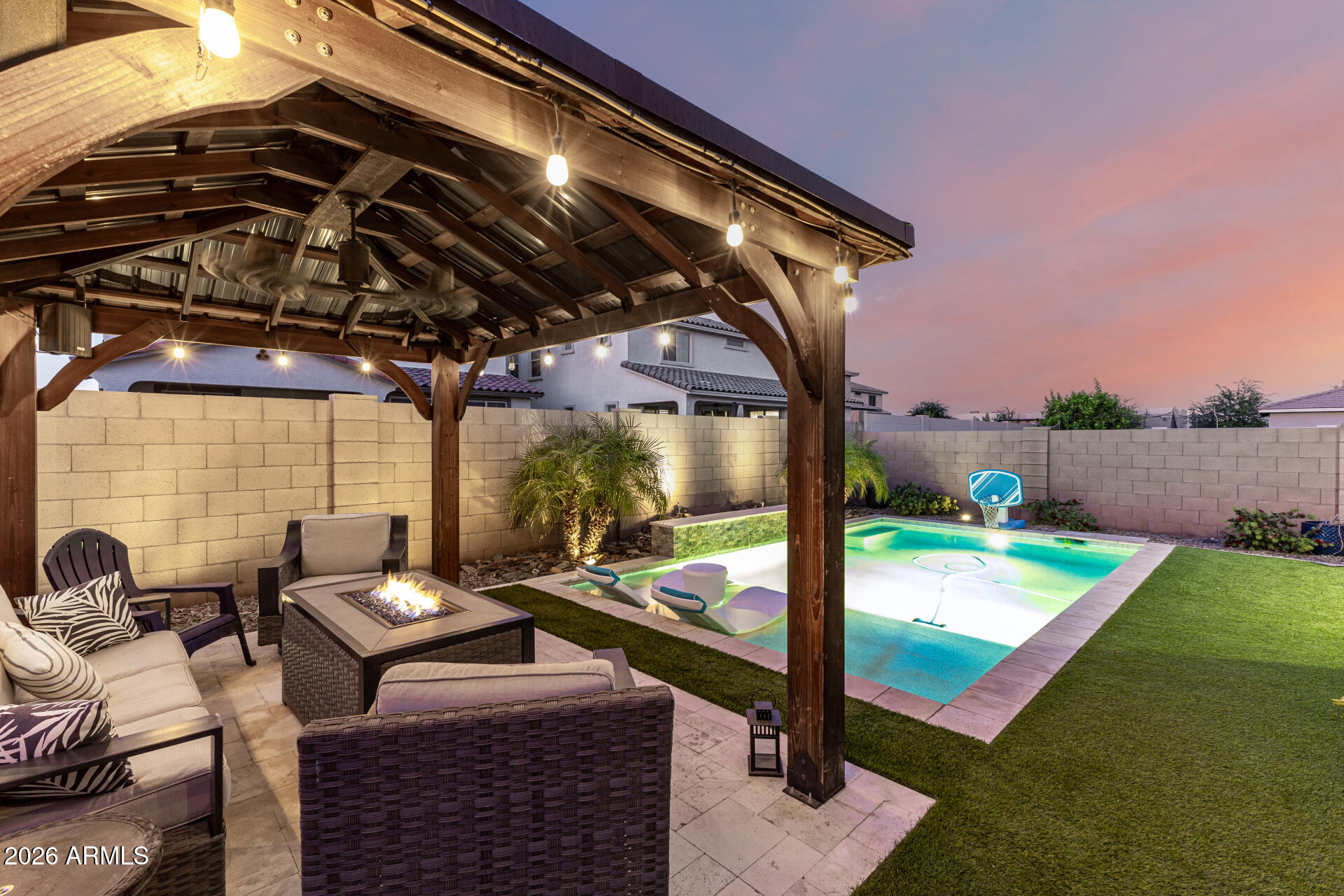 20416 Rosa Road Queen Creek, AZ 85142 - Photo 41 of 51 a view of outdoor space with seating area