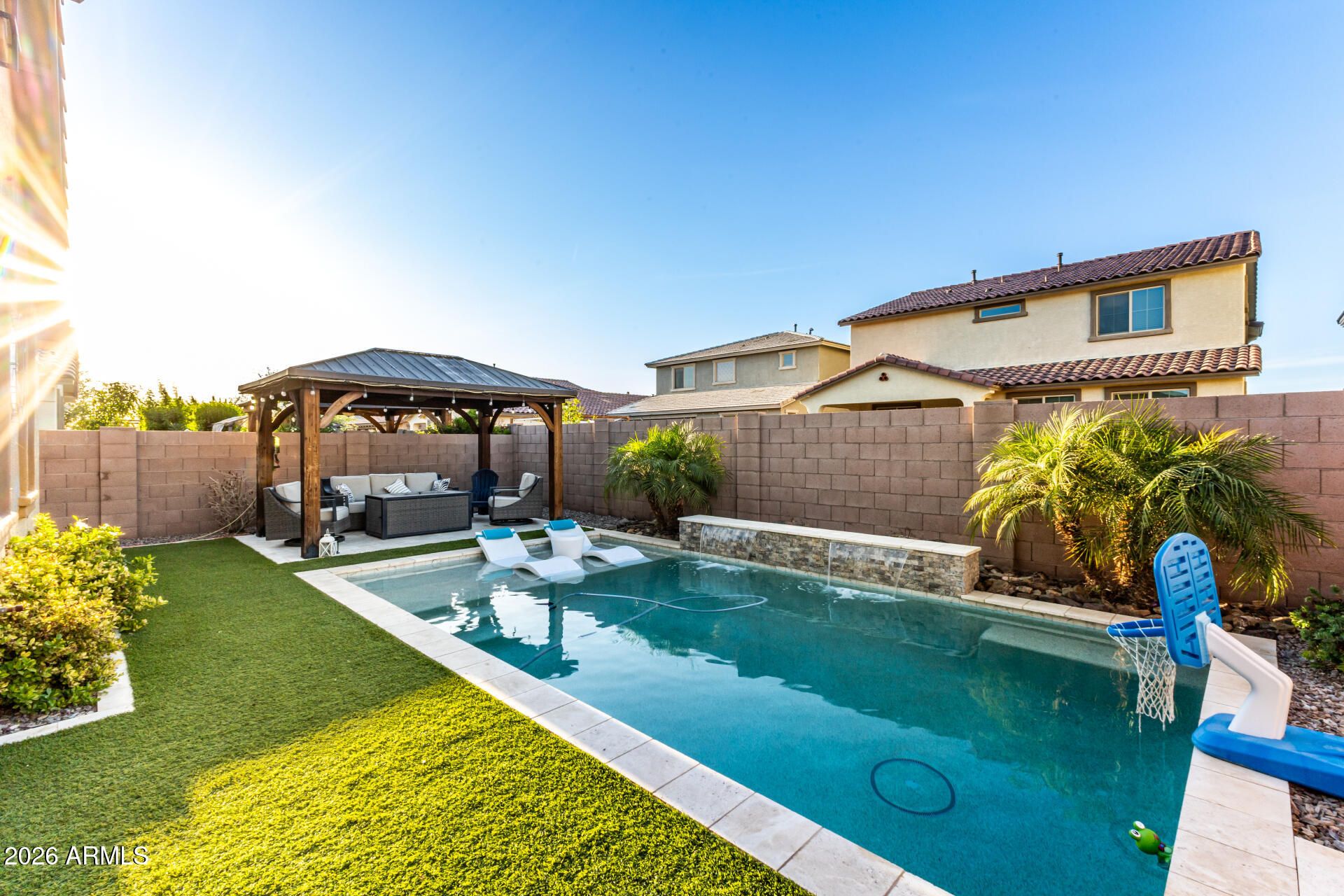 20416 Rosa Road Queen Creek, AZ 85142 - Photo 49 of 51 a swimming pool with yard