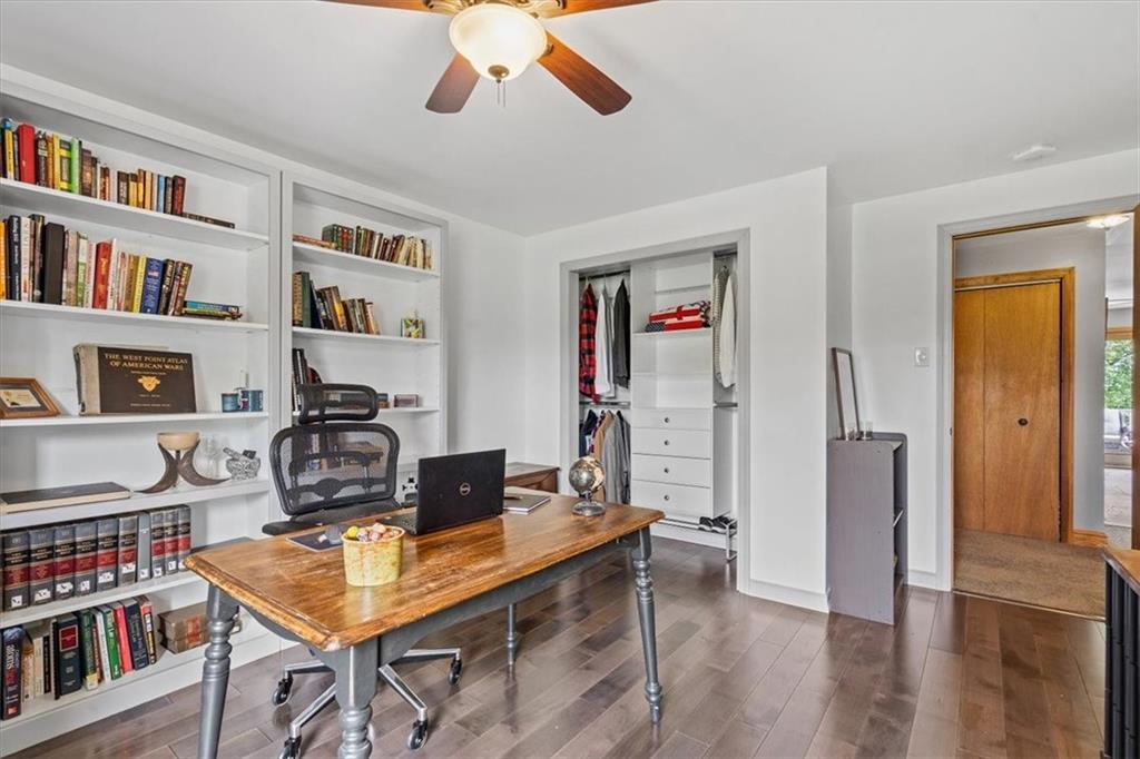 284 McKee Road Washington, PA 15301 - Photo 15 of 35 a view of a workspace with furniture and wooden floor