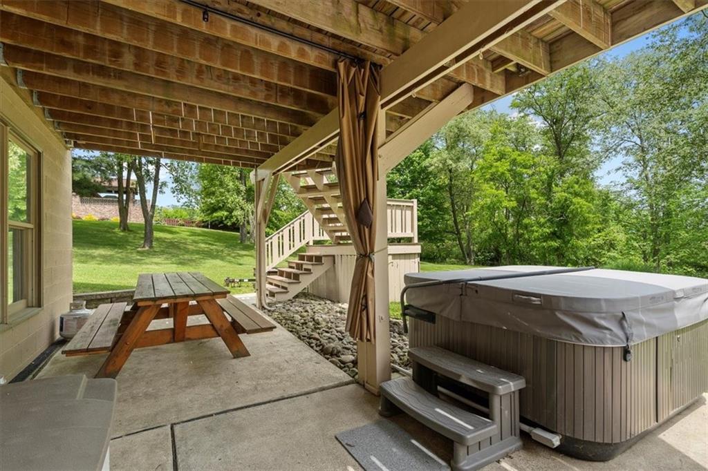 284 McKee Road Washington, PA 15301 - Photo 30 of 35 a view of backyard with barbeque grill and outdoor seating