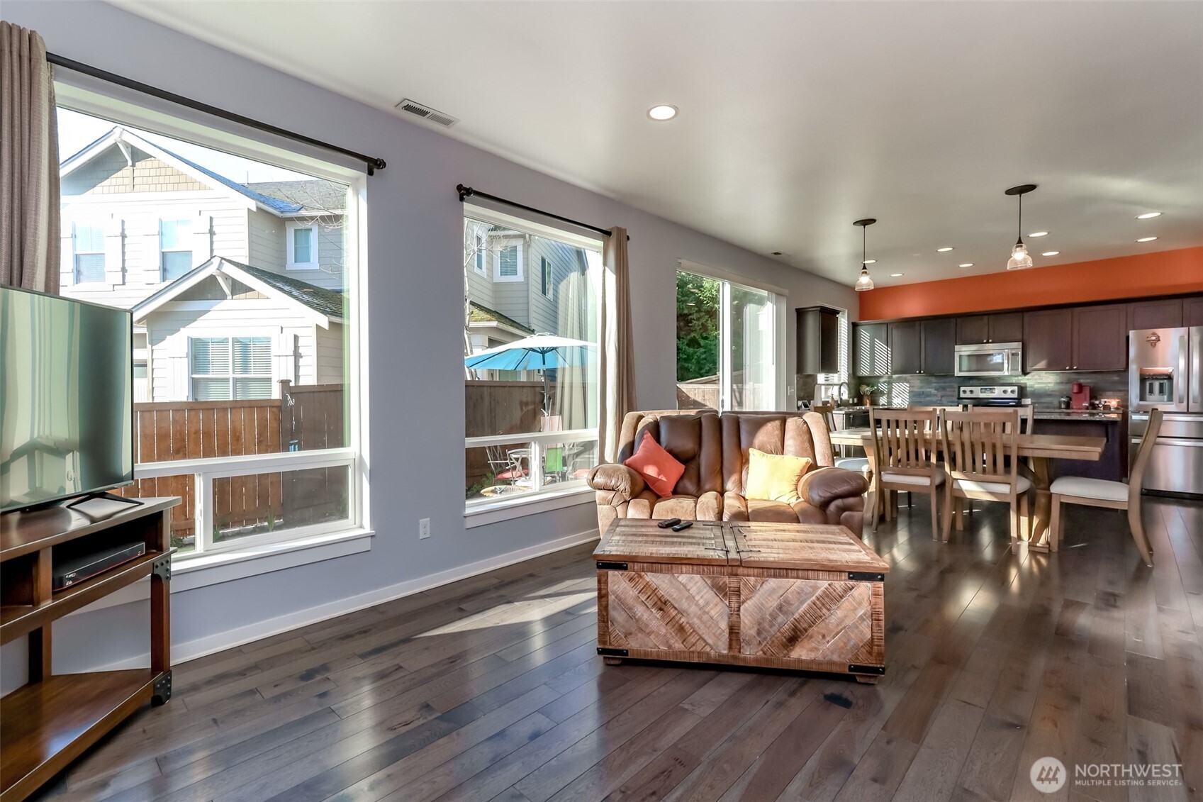 6820 9th Street East Fife, WA 98424 - Photo 12 of 40 a living room with furniture and a large window