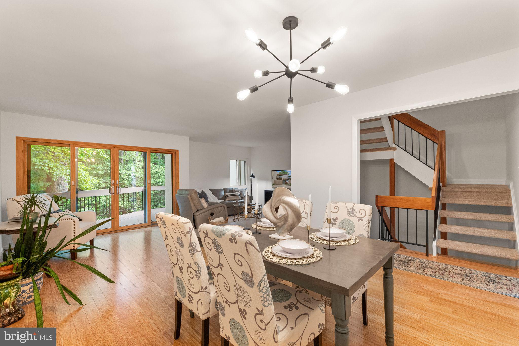 11645 Newbridge Court Reston, VA 20191 - Photo 17 of 62 a view of a dining room with furniture window and outside view