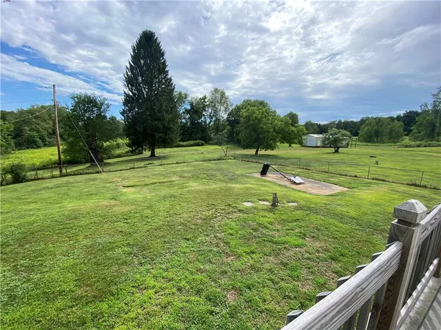 a view of outdoor space with garden