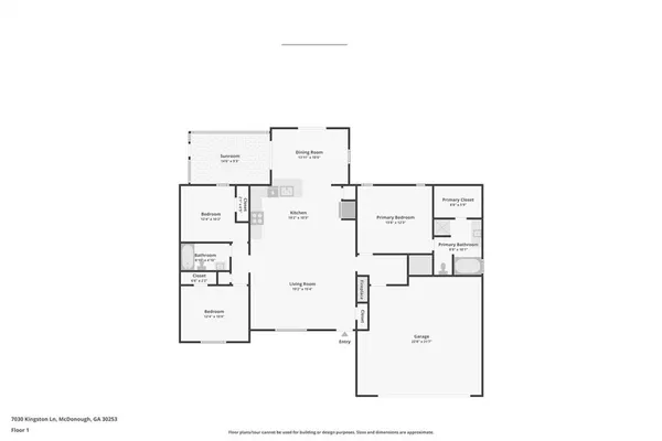 $259,000 | 7030 Kingston Lane, McDonough, GA 30253