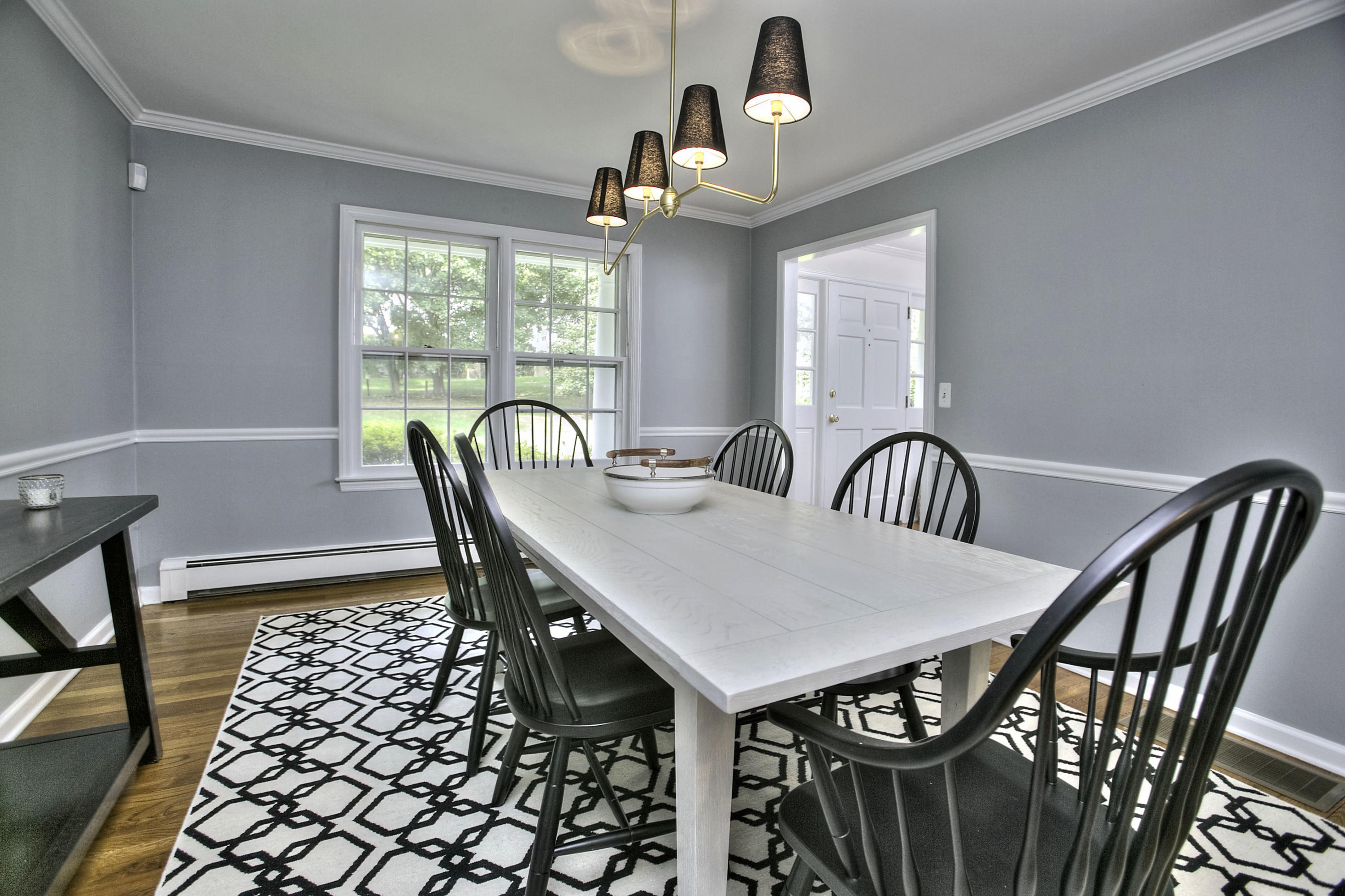 176 White Oak Shade Road New Canaan, CT 06840 - Photo 11 of 33 a view of a dining room with furniture window and outside view